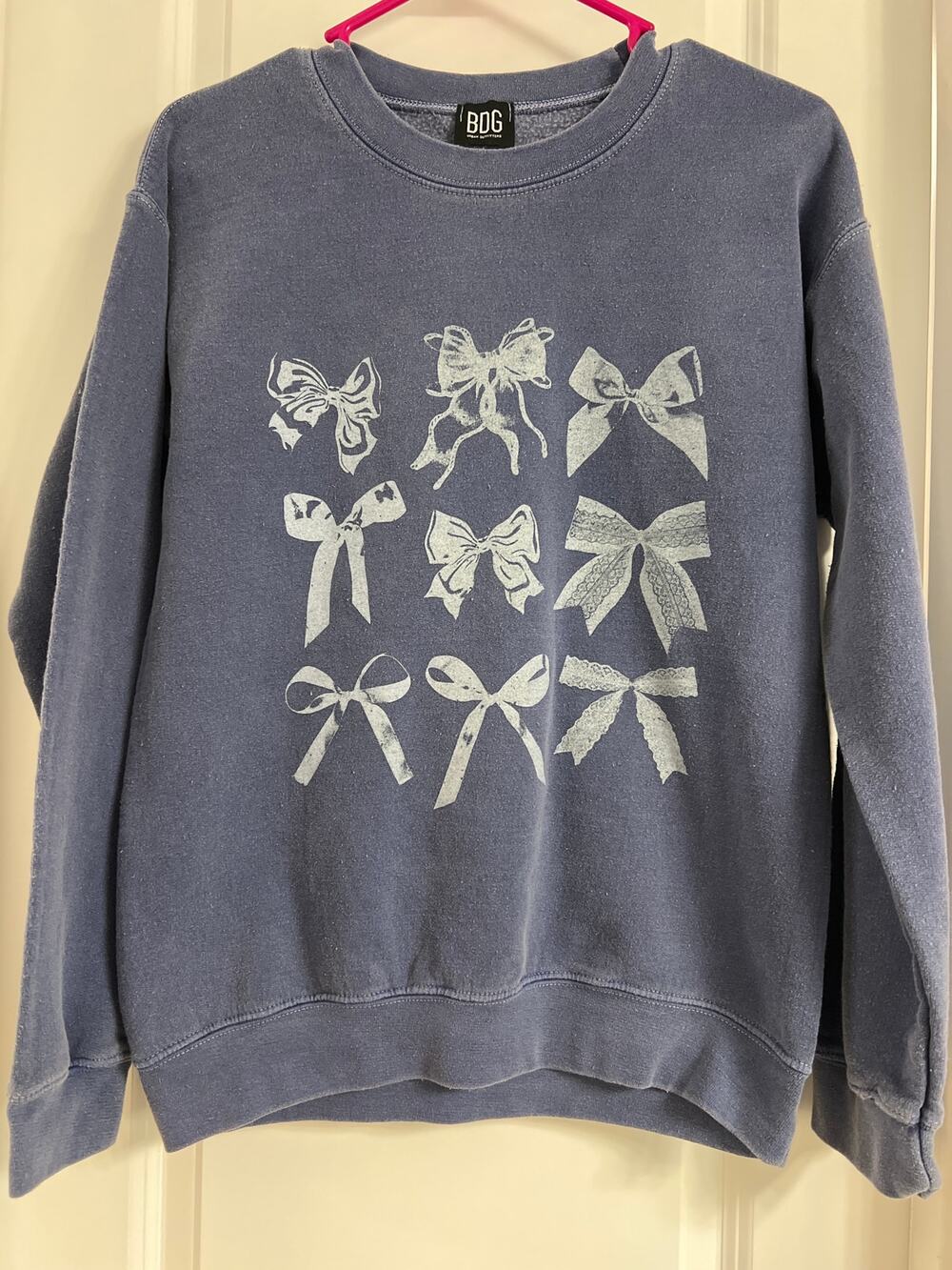 BDG Urban Outfitters Bows Oversized Crewneck Sweatshirt | Size XS